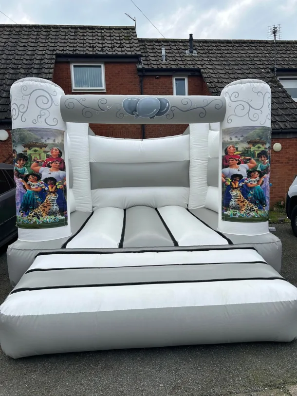 Grey White Encanto Bouncy Castle