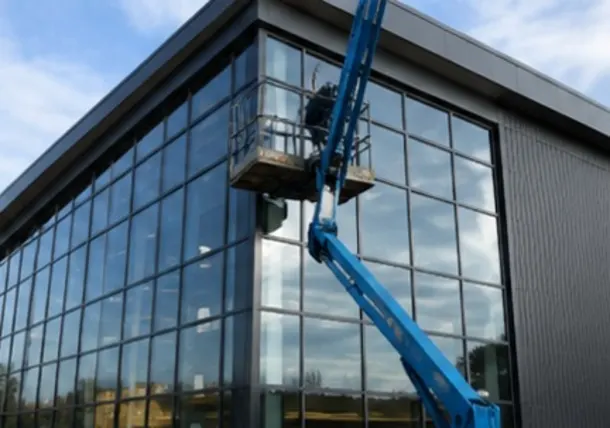 Curtain Wallling Shop Fronts - Curtain Wall Spraying