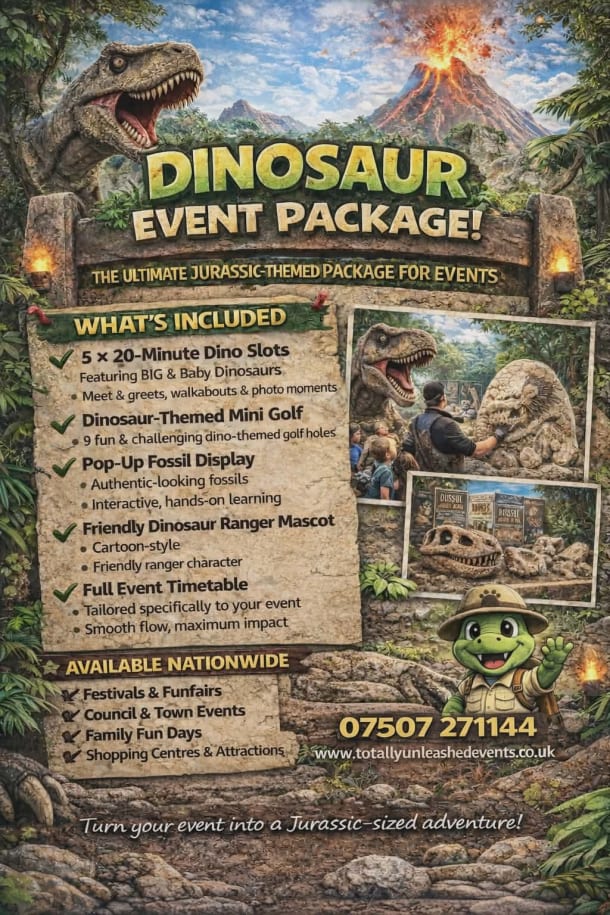 Dinosaur Events Package