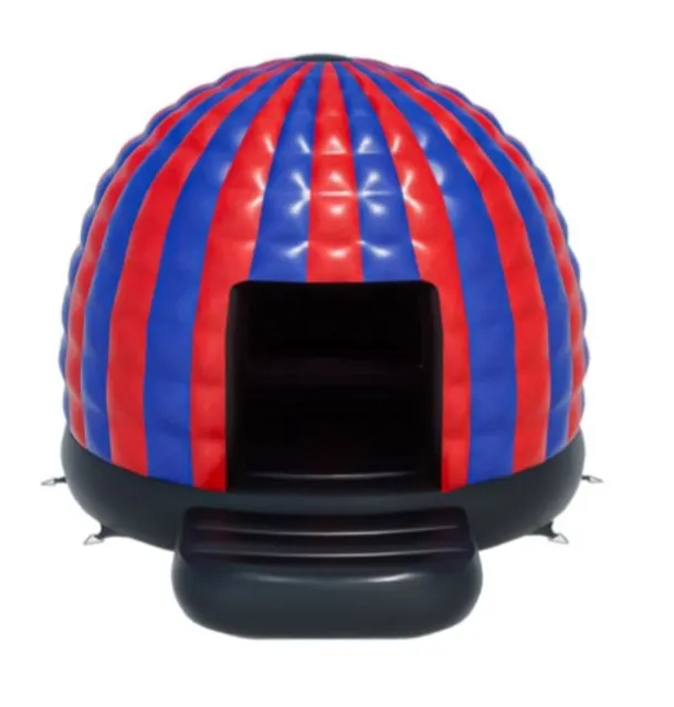 Glitter Mini Dome Red And Blue