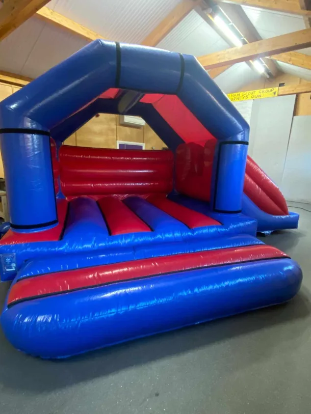 12ft X 15ft Side Slide Blue And Red Castle