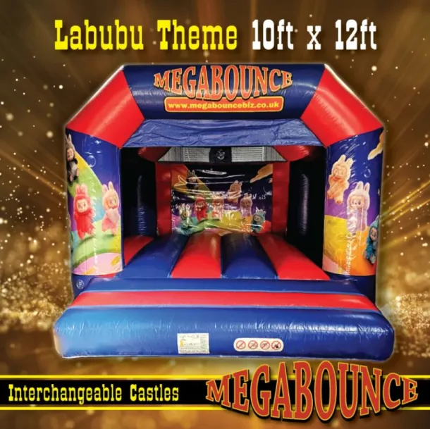 10ft X 12ft Labubu Interchangeable Bouncy Castle