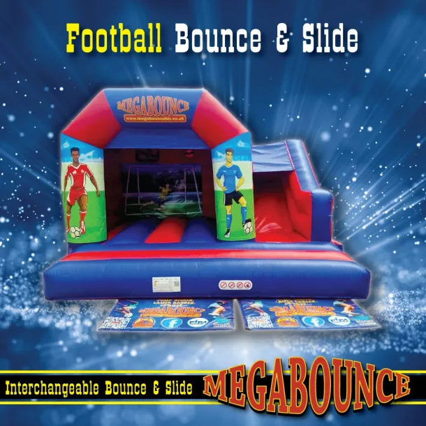 12ft X 12ft Football Themed Bouncy Castle
