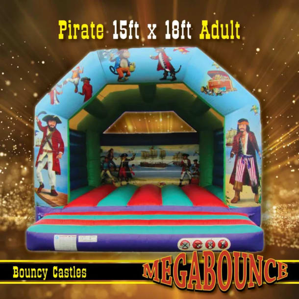 15ft X 18ft Pirate Adult Bouncy Castle