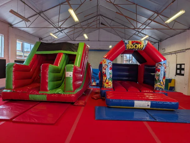 Bouncy Castle And Slide Package