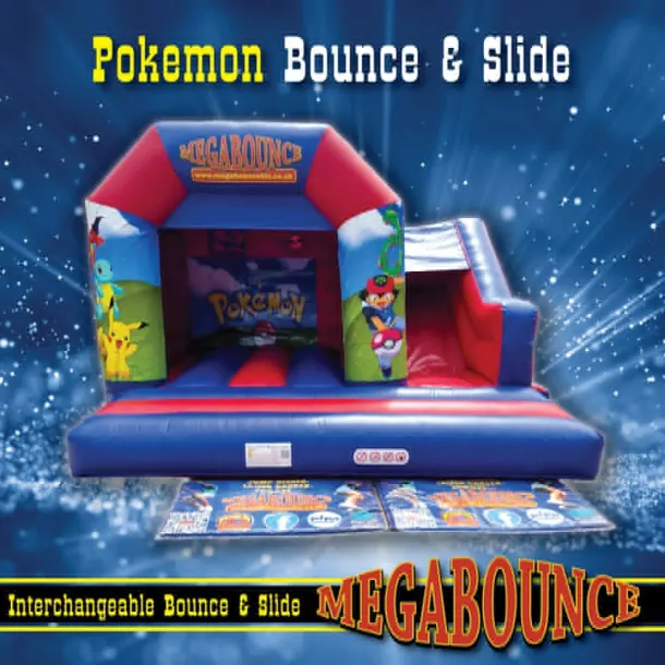 15ft X 15ft Pokemon Themed Bouncy Castle