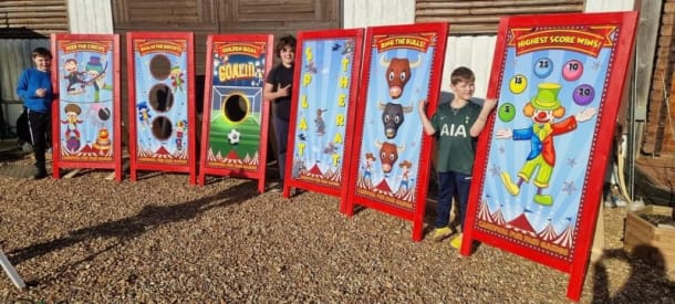 Giant Carnival Fun Fair Game Board Hire