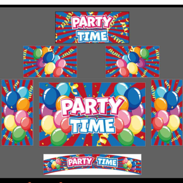 Party Time - 01 Velcro Print