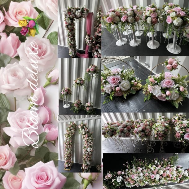 Pink And White Flower Hire