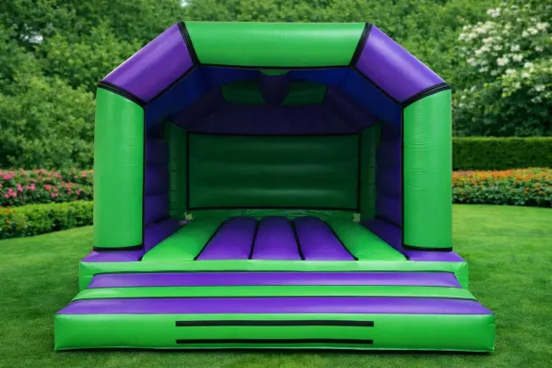 Green And Purple Velcro Castle