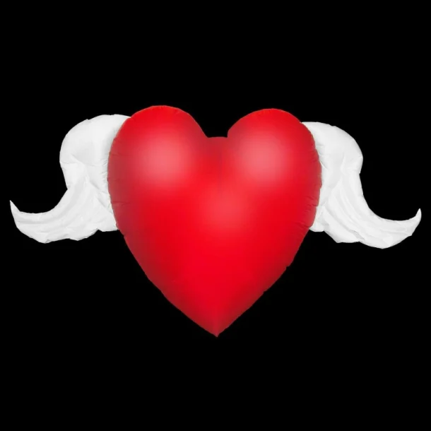 Winged Heart 3.5ft Hanging Inflatable - Price To Hire