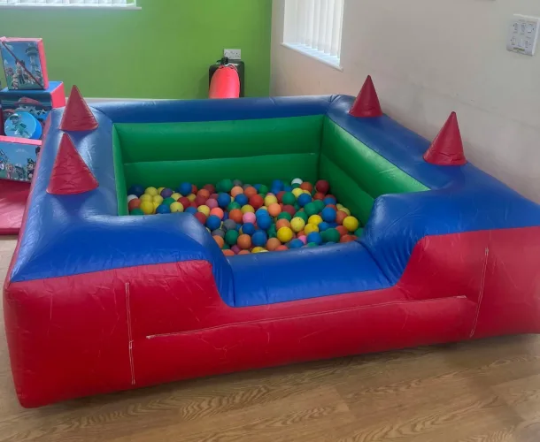 Red And Blue Ball Pit