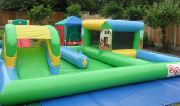 Play Zone Farm Yard Inflatable Outdoor Hire