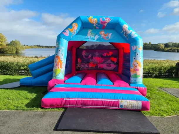 Mermaid Bouncy Castle With Slide