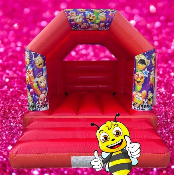 Red And Orange Emoji Castle