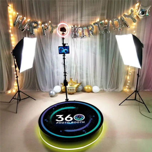 360 Silver Photo Booth