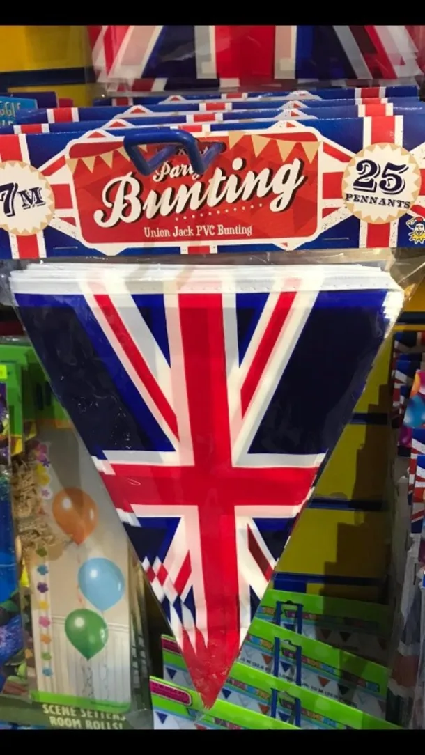 Union Jack Triangle Bunting