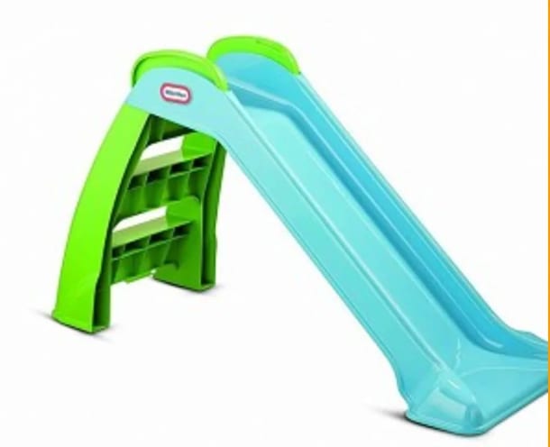 Green Plastic Slide