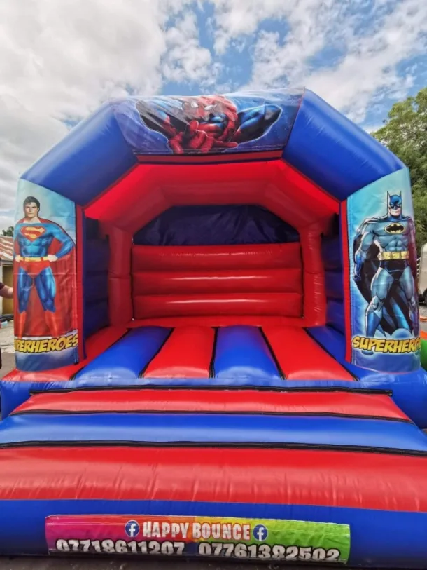 Superheroes Bouncy Castle