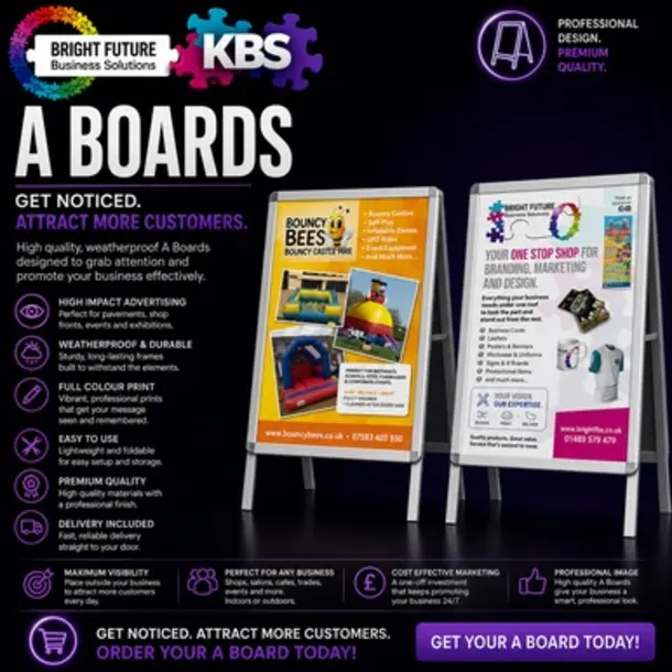 A2 A Boards With 2 A2 Posters
