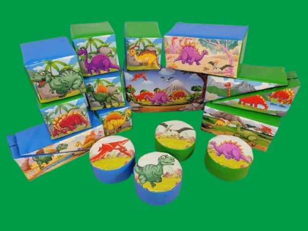 Dinosaur Soft Play - 17 Piece
