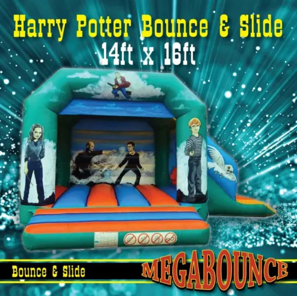 14ft X 16ft Harry Potter Bounce And Slide