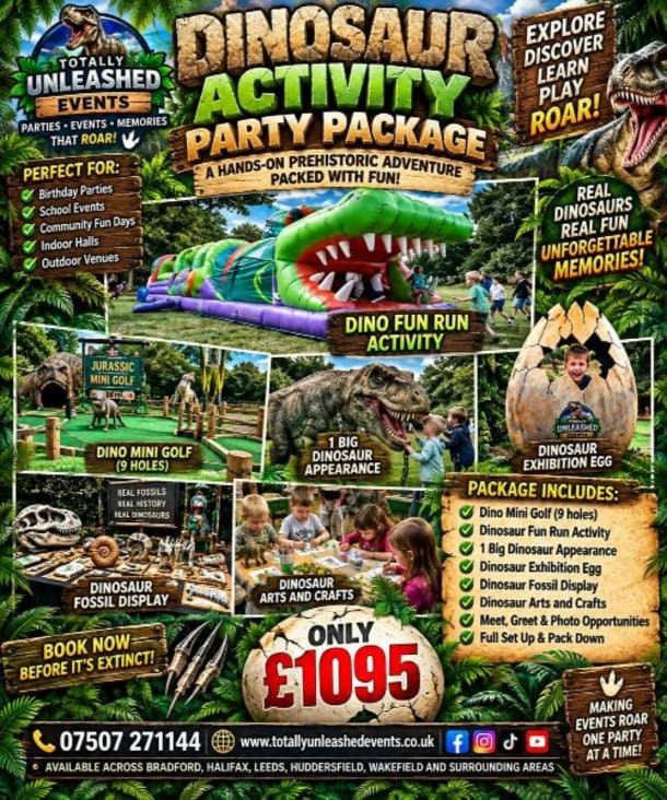 Dinosaur Activity Party Package