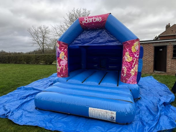 Blue Disco Castle Barbie Theme