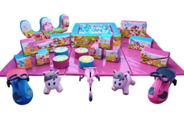 Candyland Fairytale Soft Play With Ride-ons