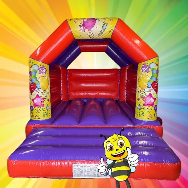 Purple And Yellow Party Time Castle