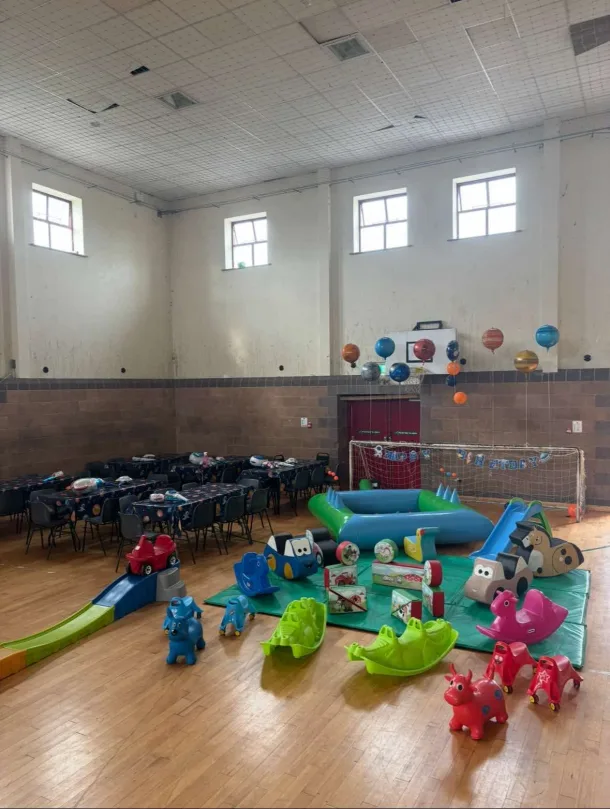 Large Package - Inflatable Ballpit Soft Play And Ride On Set