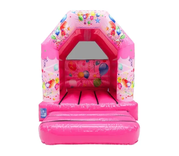 Pink Junior Party Bouncy Castle