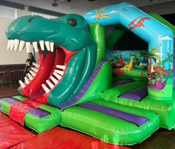 Open Mouth Dinosaur 15x12ft Combi