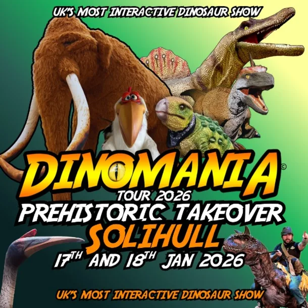 Dinomania Prehistoric Takeover Solihull