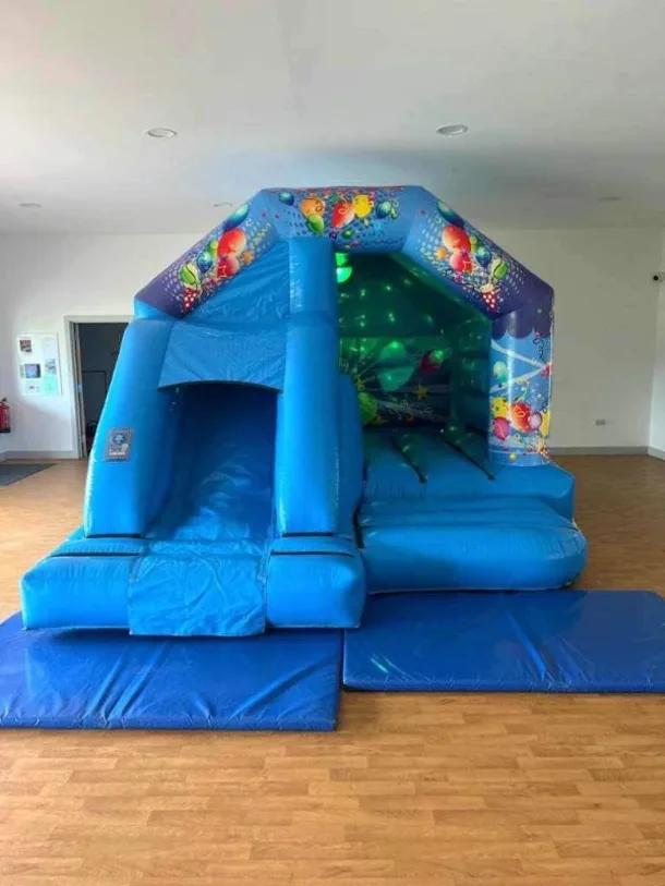 Blue Party Disco Ready Combi Slide