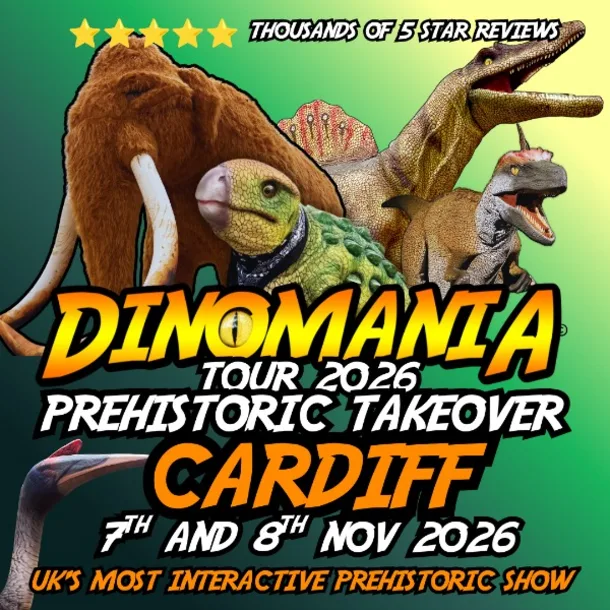 Dinomania Prehistoric Takeover Cardiff