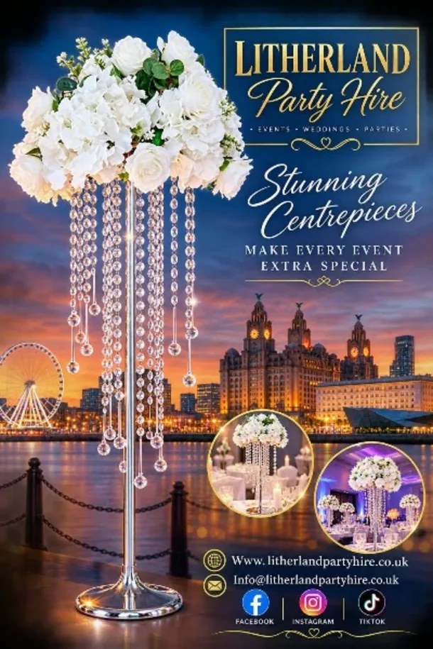 Luxury Crystal Floral Centrepiece