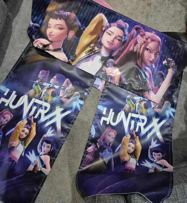 K-pop Red And Blue Bouncy Castle