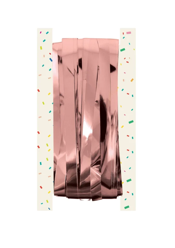 Rose Gold Foil Curtain 92cm X 244cm
