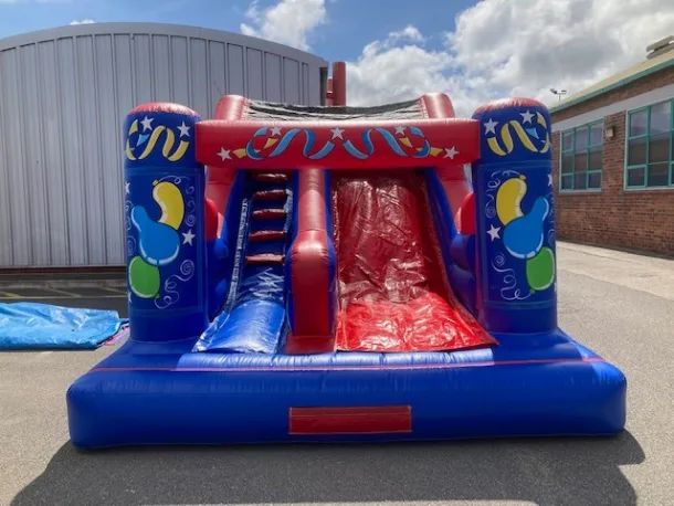 5ft6 Platform Slide Red Blue