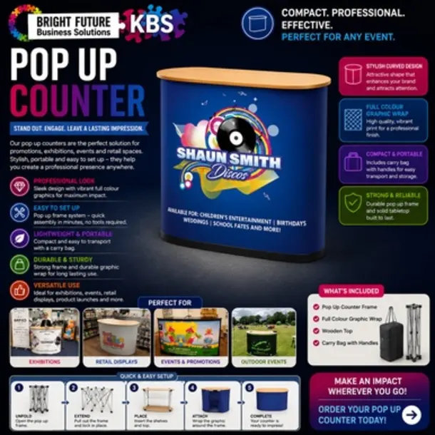 Pop Up Counter 2x2