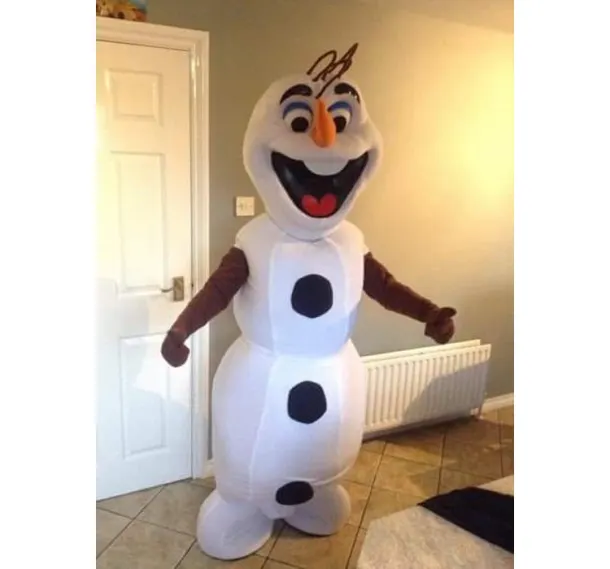 Olaf Frozen Mascot