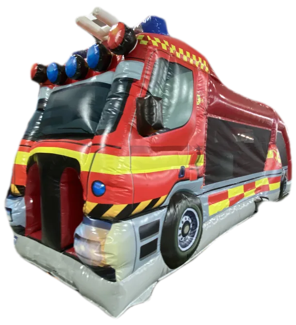 3d Fire Truck Obstacle Course