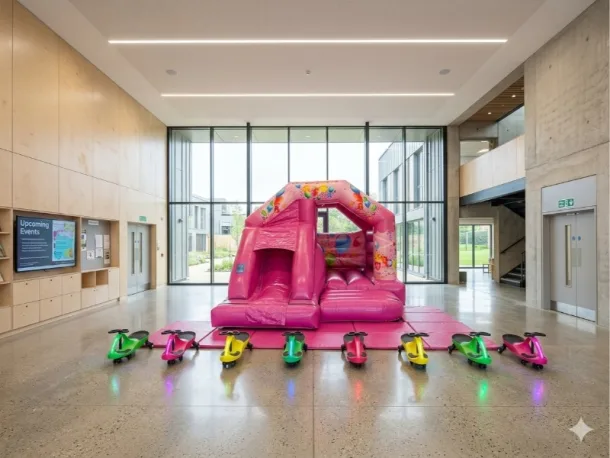 Pink Bounce N Slide And 8 Didi