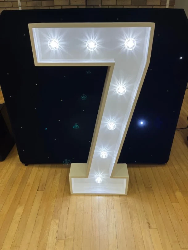 4ft Led Number - 7