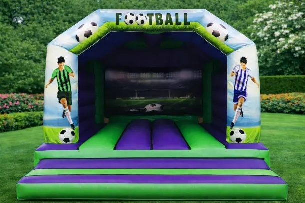 Football Green And Purple Castle