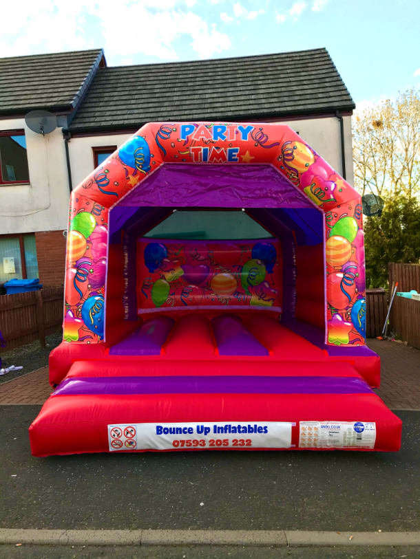 Red And Purple Party Time Castle