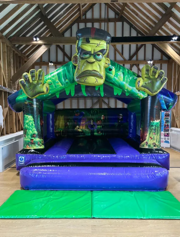 Monster Slime Halloween 3d Bouncy Castle