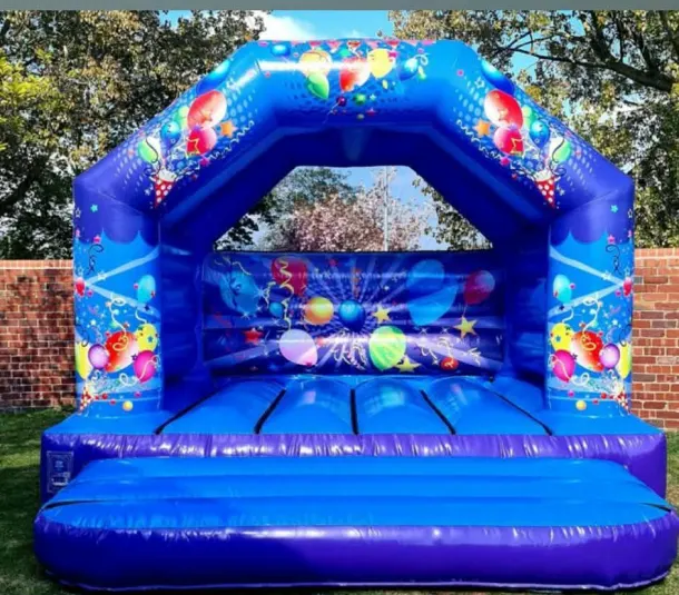 Purple And Blue Party Castle