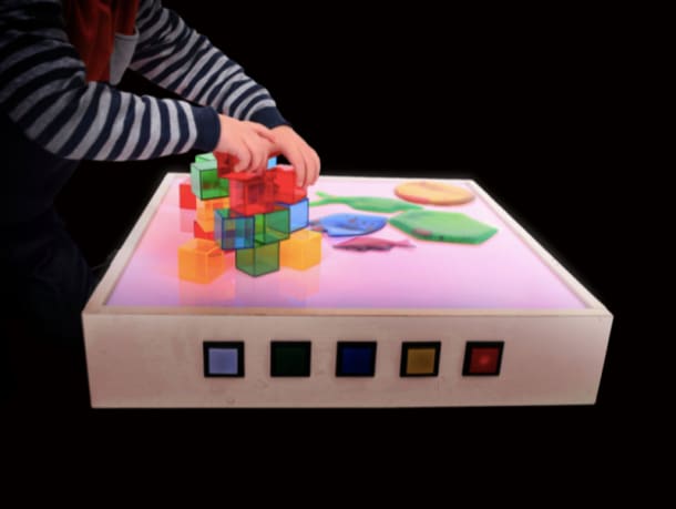 light table sensory